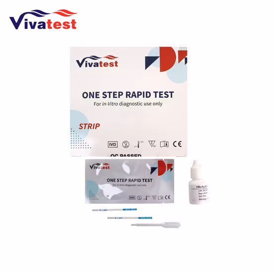 Hbsag /HBsAb Test Kits Cassette Hepatitis B Surface Antigen Test One Step Antigen Rapid Diagnostic Test