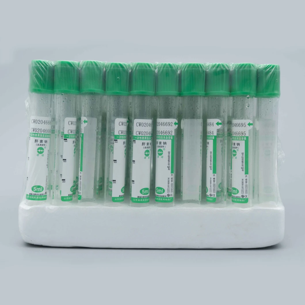 Vacuum Blood Collection Tube for Laboratory CE&ISO