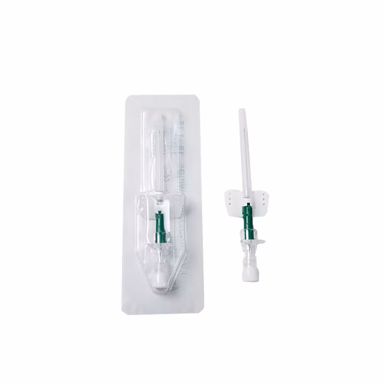 Disposable Sterile IV Cannula with Wings Injection Port Single Use