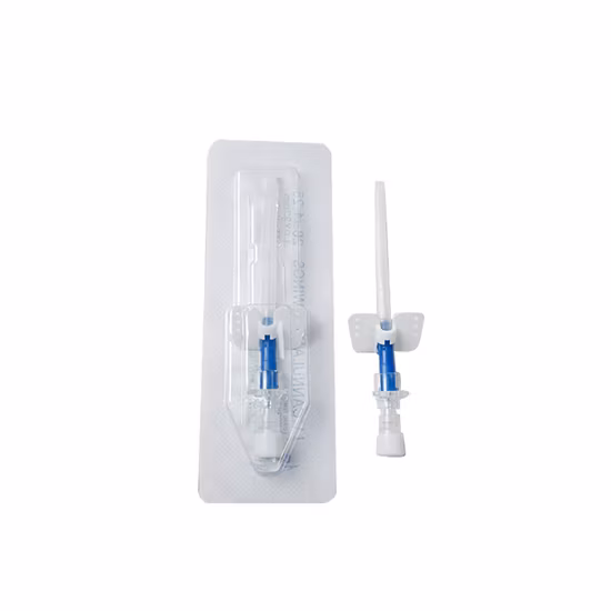 Disposable Sterile IV Cannula with Wings Injection Port Single Use