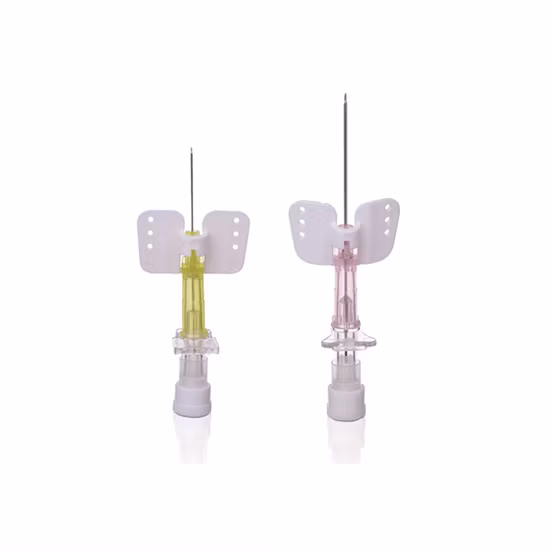 Disposable Sterile IV Cannula with Wings Injection Port Single Use