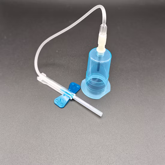 Medical Safety Butterfly Needle Blood Collection Needle with Needle Holder Scalp Vein Needle