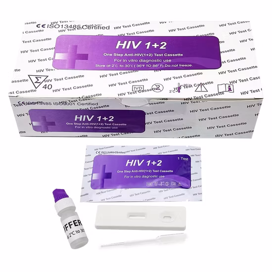 Rapid Std Testing Anti-HIV 1+2 Rapid Test One Step HIV Rapid Test Kits