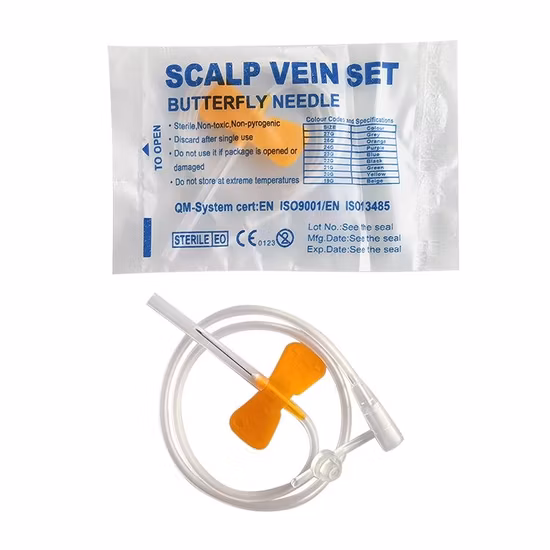 Disposable Needle Set Scalp Vein Set with CE and ISO Certificate