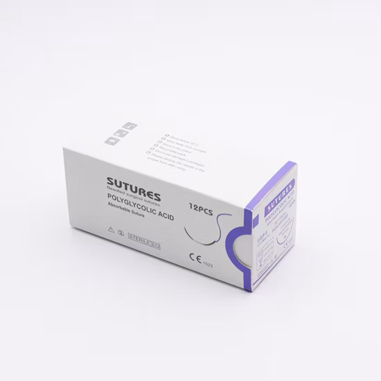 Provided CE&ISO Medical Disposables Surgical Suture PGA/Pdo/Chromic/Pgla/Pgcl/Pgar