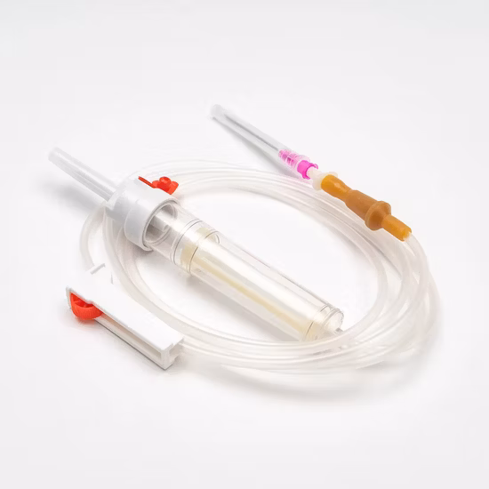 Medical Auto-Stop IV Fluid Set Disposable IV Administration Infusion Set Blood Transfusion Set