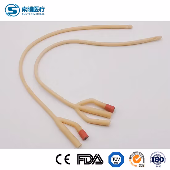 Disposable Latex/Silicone Coated/Silicone Medical Sterile Foley Balloon Catheter Manufacturer