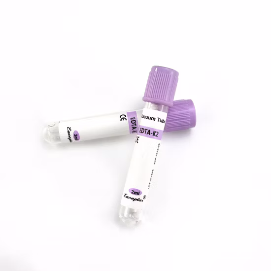 Siny Disposable EDTA K2 K3 Tube Medical Vacuum Blood Collection Tube