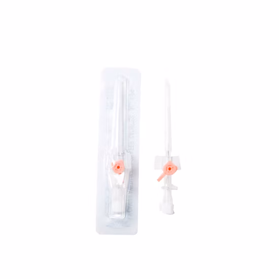 Consumable Disposable Sterile IV Cannula with Wings Injection Port