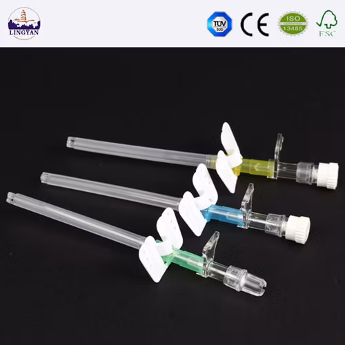 IV Cannula with Wing Injection Port Pen Type