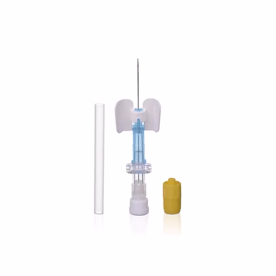 Factory Hot Sales Disposable Sterile IV Cannula with Fixed Wings