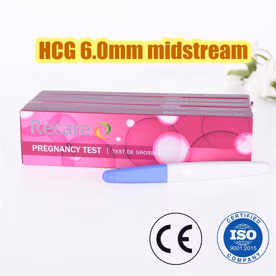 One Step Pregnancy Test Most Accurate HCG Urine Colloidal Gold Pregnancy Test Midstream